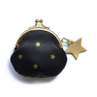hoshinooto/本革 mini がま口財布 [Gemini-ジェミニ]