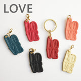 hoshinooto/本革 LOVEチャーム