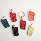 hoshinooto/本革 LOVEチャーム