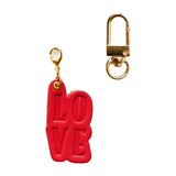 hoshinooto/本革 LOVEチャーム