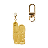 hoshinooto/本革 LOVEチャーム