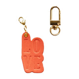 hoshinooto/本革 LOVEチャーム