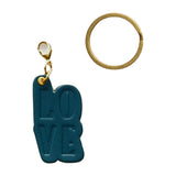 hoshinooto/本革 LOVEチャーム