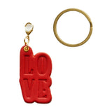 hoshinooto/本革 LOVEチャーム