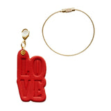 hoshinooto/本革 LOVEチャーム