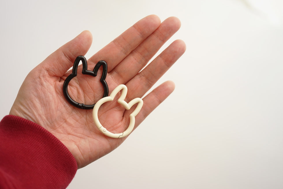 デザインカラビナ/金具・パーツ 【うさぎ01】