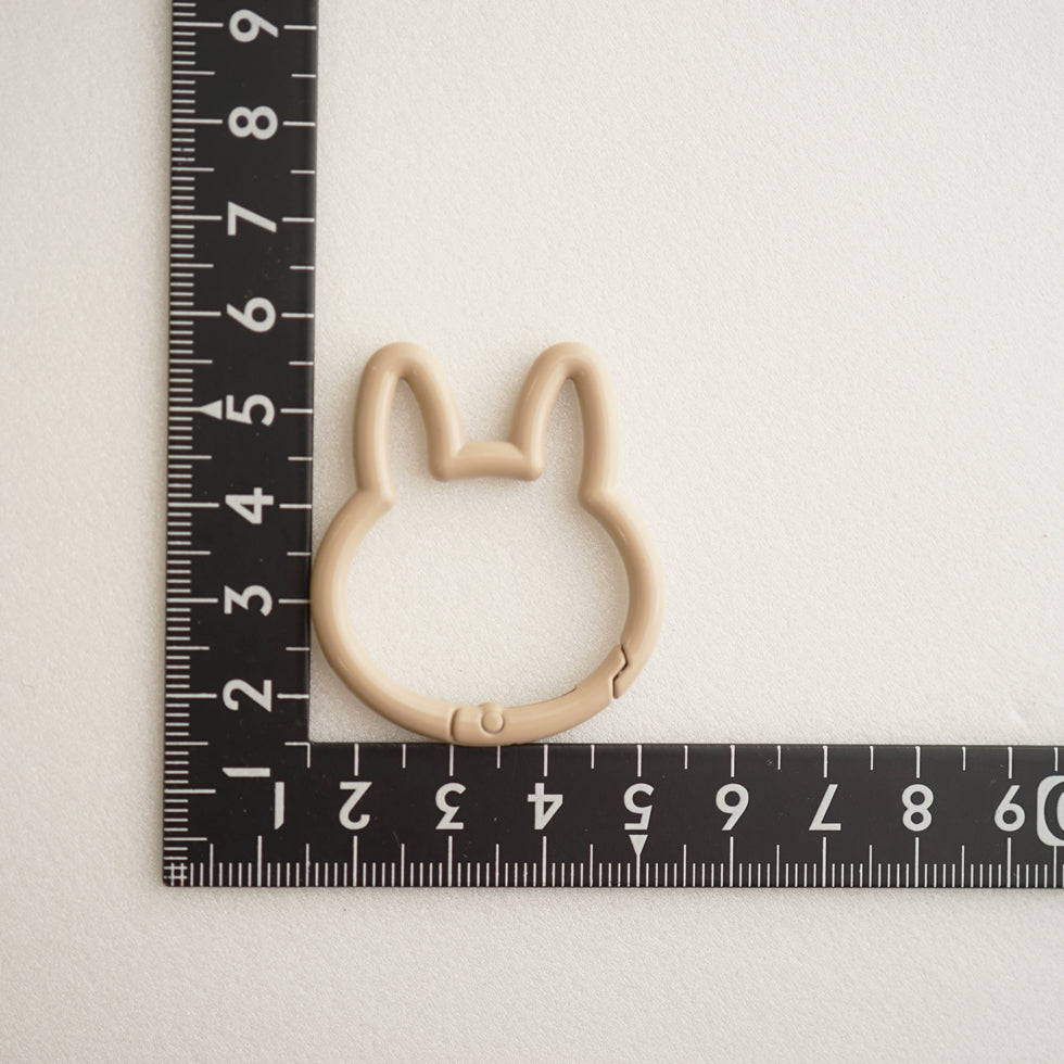 デザインカラビナ/金具・パーツ 【うさぎ01】