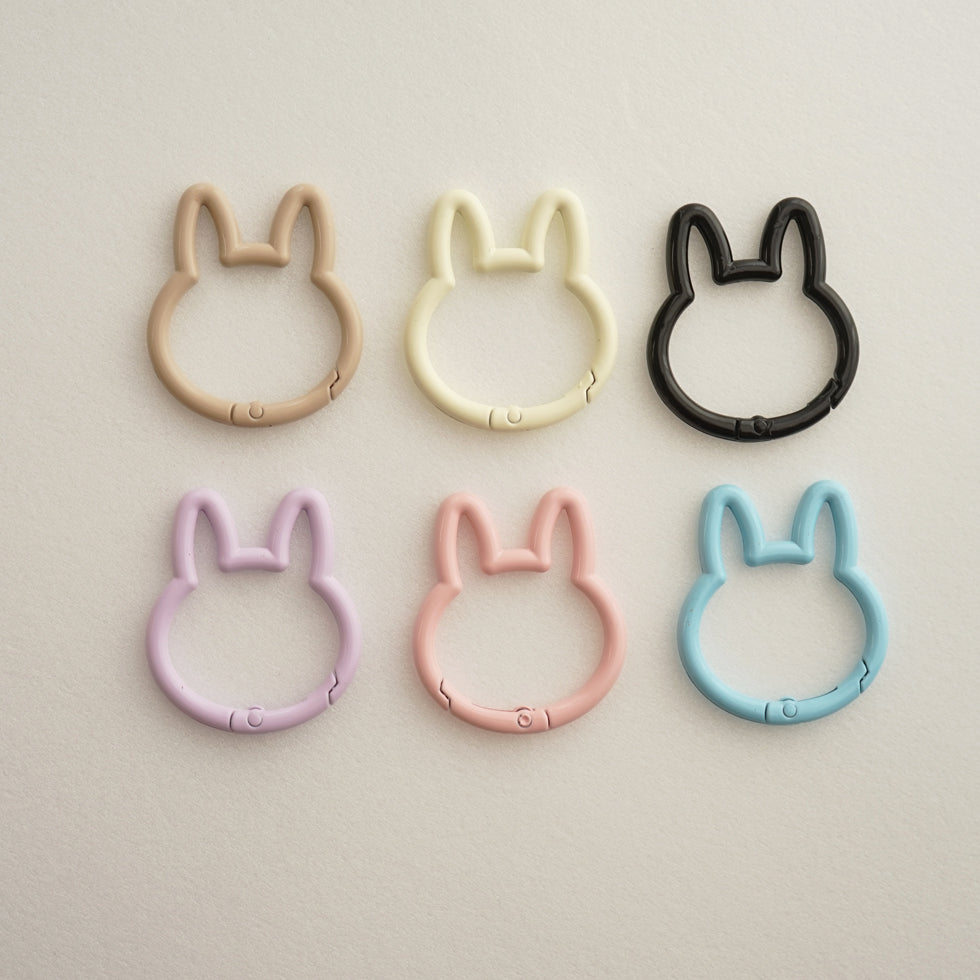 デザインカラビナ/金具・パーツ 【うさぎ01】