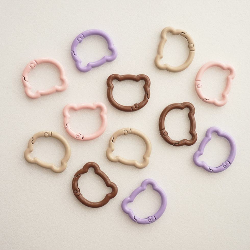 デザインカラビナ/金具・パーツ 【くま01】