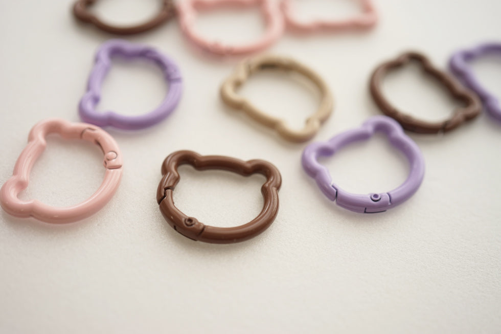 デザインカラビナ/金具・パーツ 【くま01】