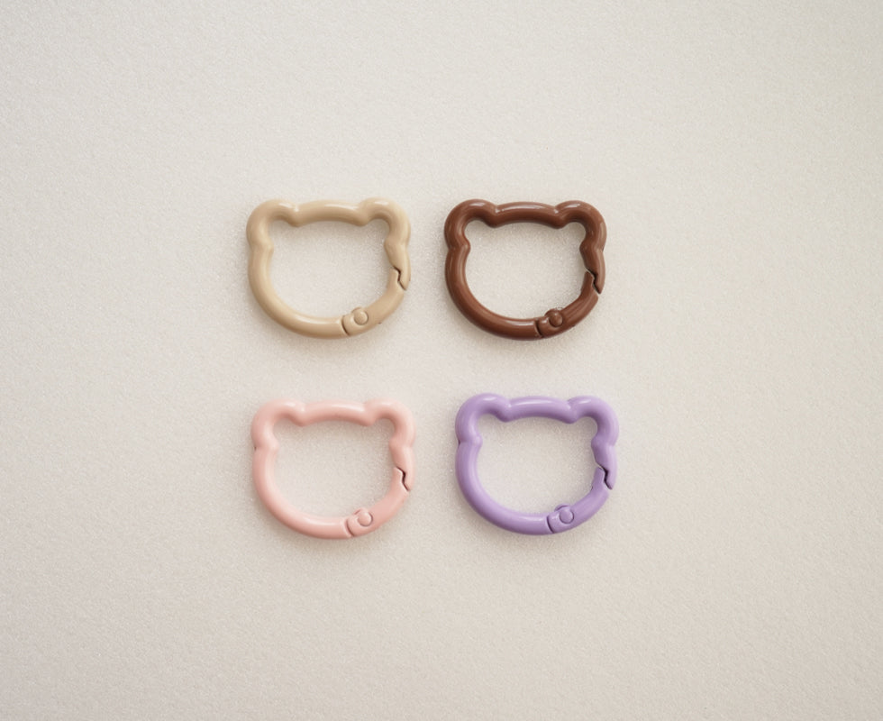 デザインカラビナ/金具・パーツ 【くま01】