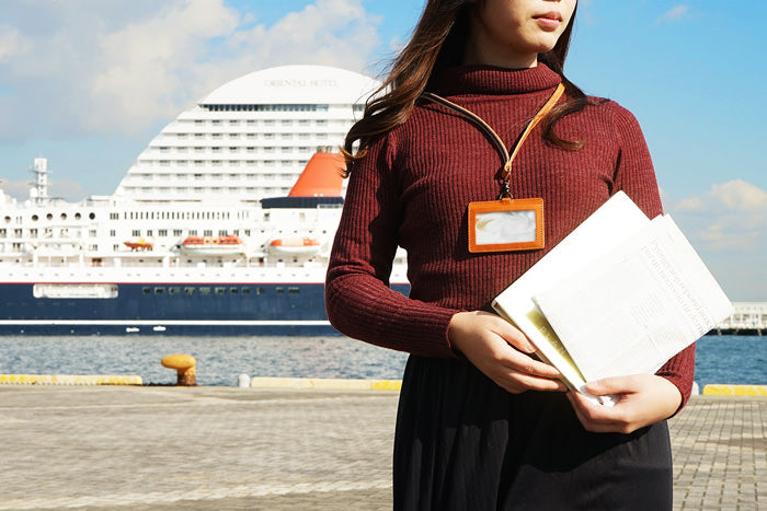 ジーンズ（栃木レザー）/IDカードホルダー本体　selectシリーズ［名入れ可］