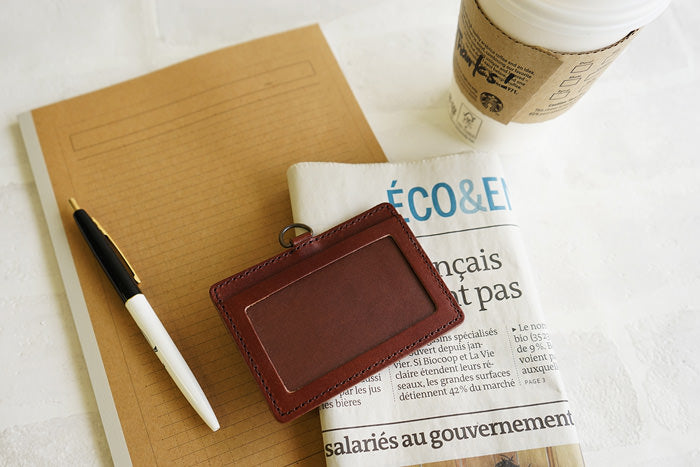 ジーンズ（栃木レザー）/IDカードホルダー本体　selectシリーズ［名入れ可］