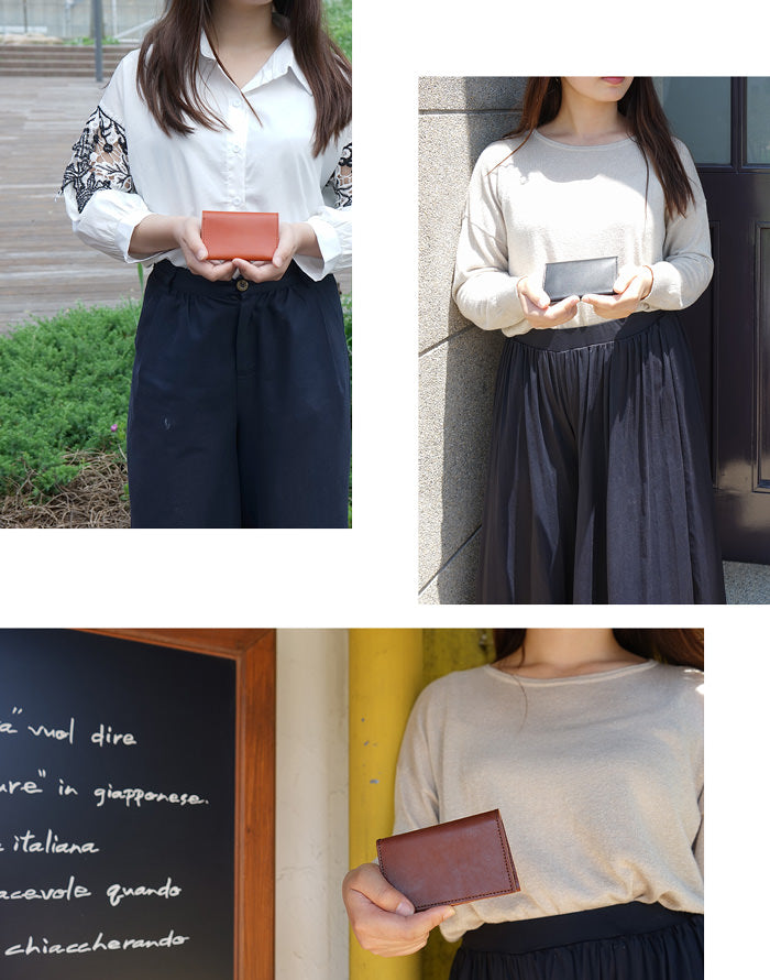 ジーンズ（栃木レザー）/名刺入れ（マチなしタイプ）　selectシリーズ［名入れ可］